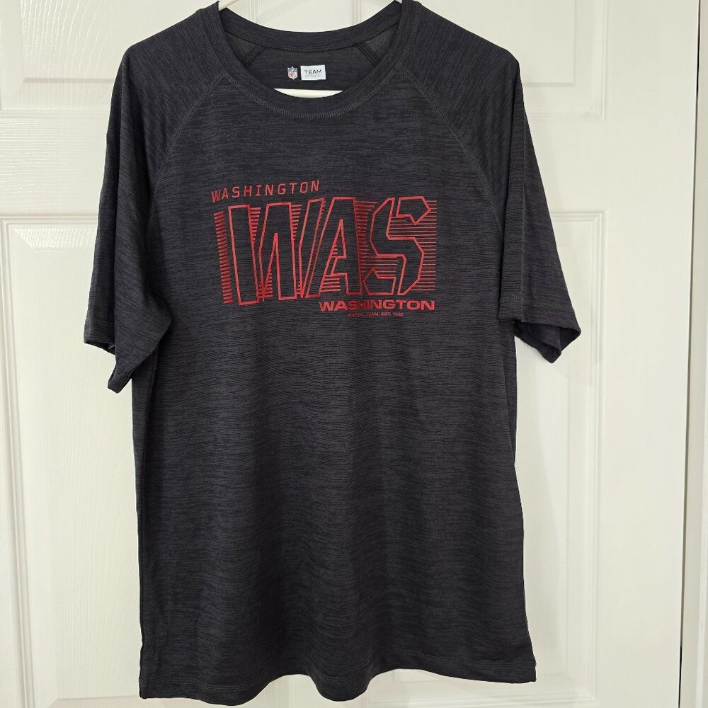 Washington Commanders‎ Men's NFL Team Apparel Brand T-Shirt Gray Sz L NWOT